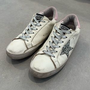Golden goose women’s white sneakers
